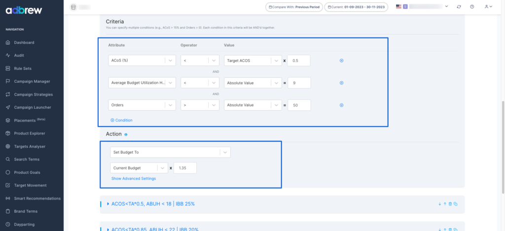 adbew amazon ppc budget automation