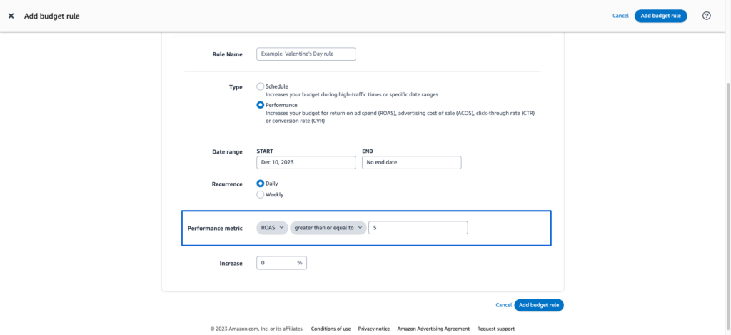 How to Automate  PPC Budget:  Budget Rule - Adbrew