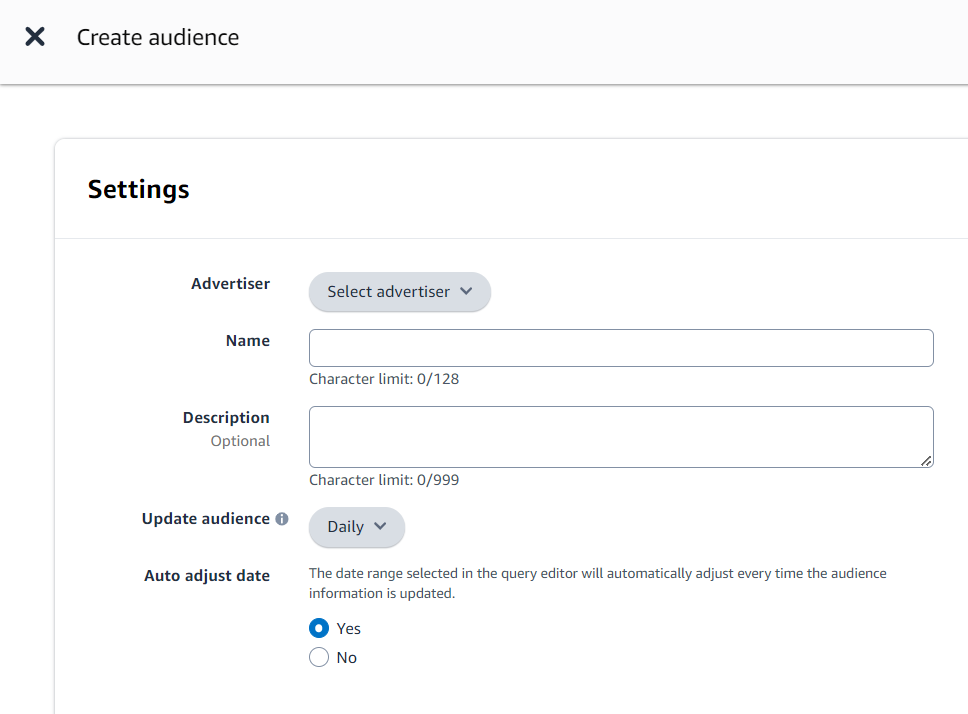 AMC Custom audiences