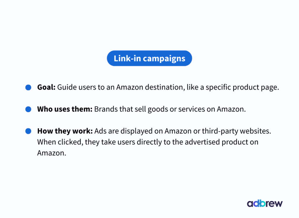 Amazon DSP Link In Campaign