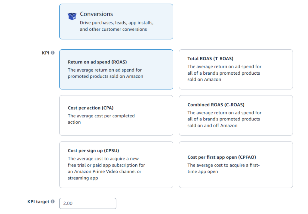 select KPI